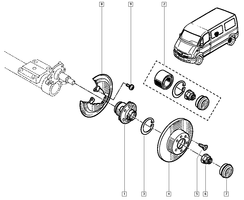 RENAULT 7703066047 - Riteņa rumbas gultņa komplekts onlydrive.pro