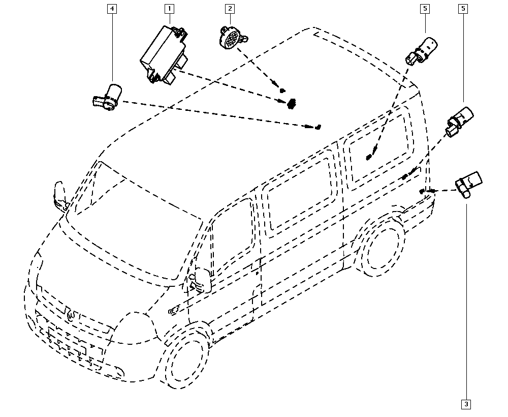 RENAULT 7701 062 074 - Sensor, parking assist onlydrive.pro