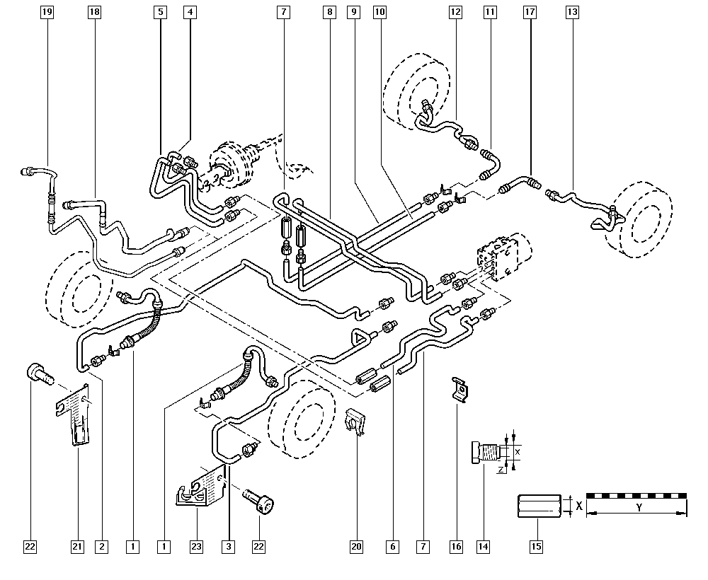 RENAULT 7701057740 - Pidurivoolik onlydrive.pro