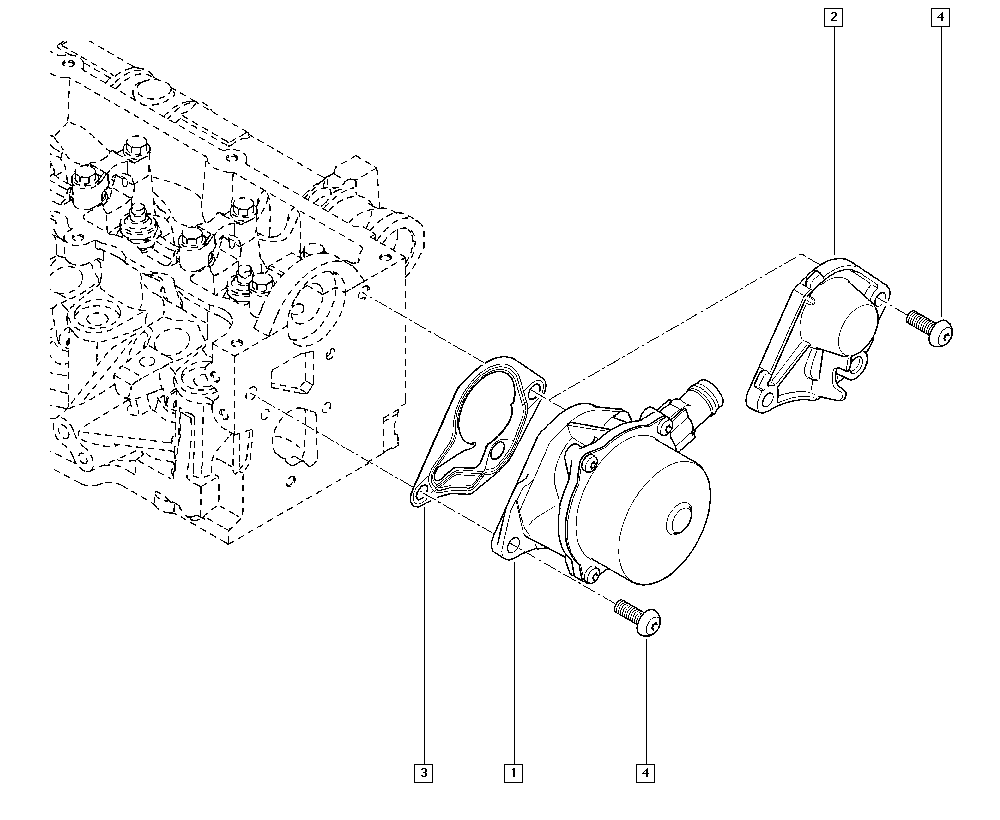 RENAULT 146582446R - Mechanical brake pump onlydrive.pro