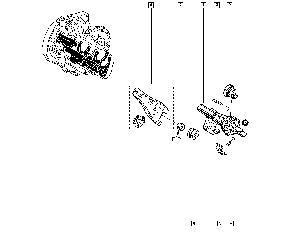 RENAULT 77 00 715 851 - Release Fork, clutch onlydrive.pro