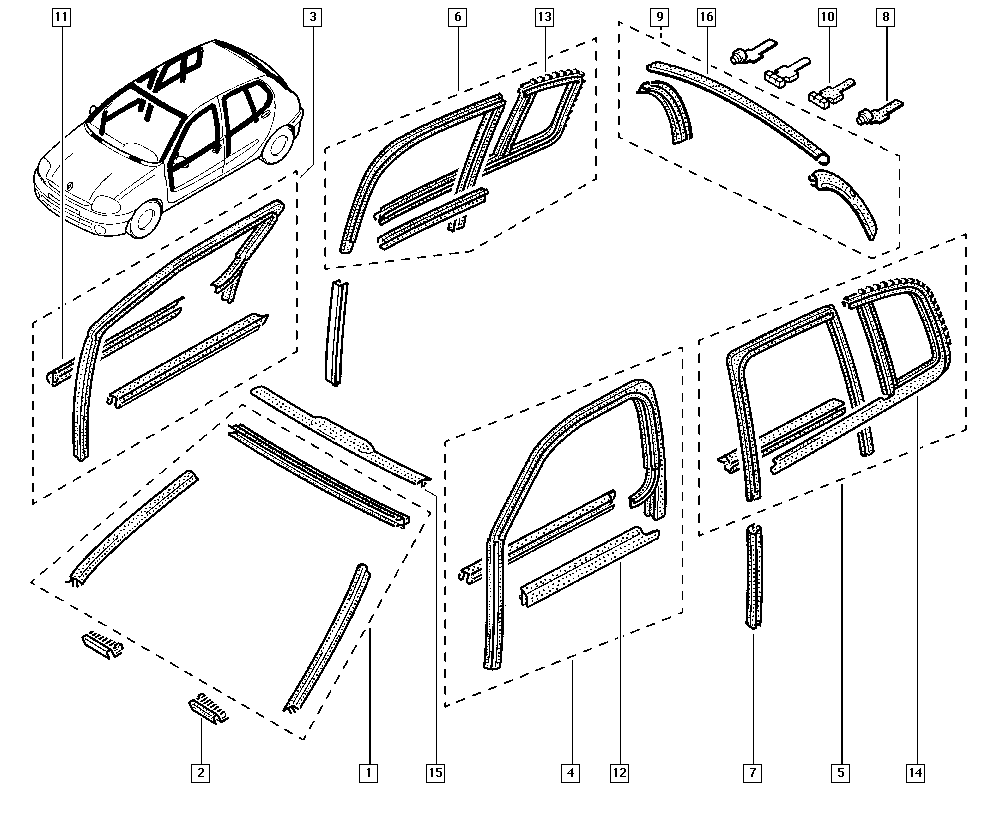 RENAULT 7701207581 - Seals onlydrive.pro