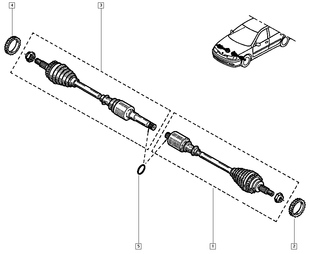 RENAULT 7700 856 416 - Sensor Ring, ABS onlydrive.pro