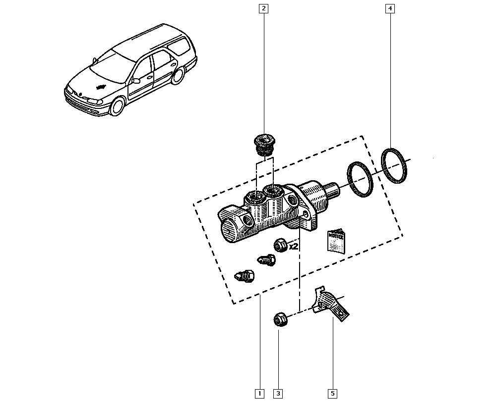 RENAULT 77 01 203 719 - Brake Master Cylinder onlydrive.pro