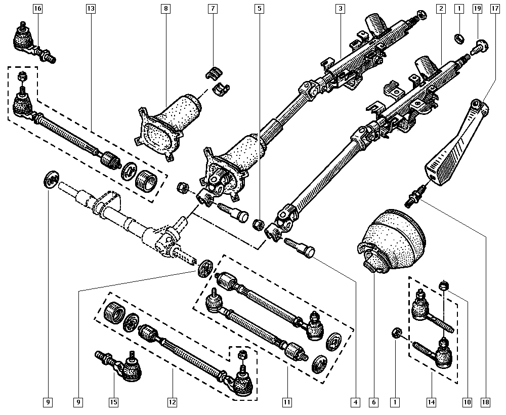 RENAULT 60 00 030 048 - Stūres šķērsstiepņa uzgalis onlydrive.pro