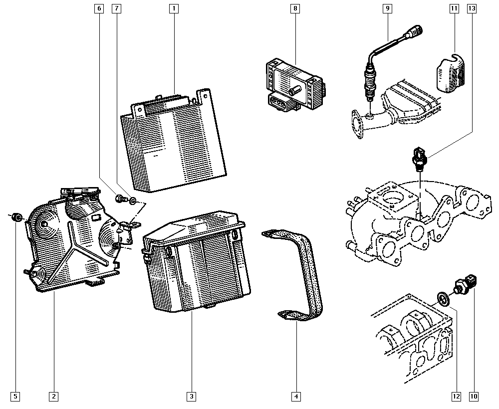 RENAULT 77 00 706 876 - Fuel injection onlydrive.pro