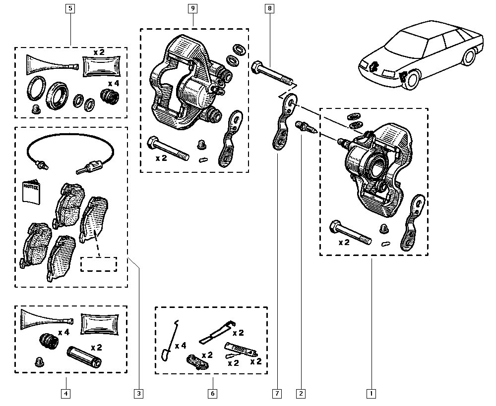 RENAULT 7701202986 - Тормозной суппорт onlydrive.pro