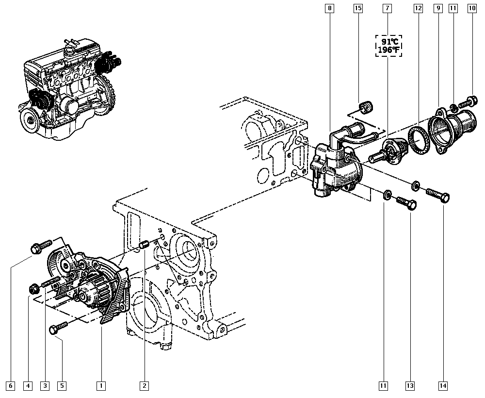 RENAULT 77 00 741 923 - Tihend,termostaat onlydrive.pro