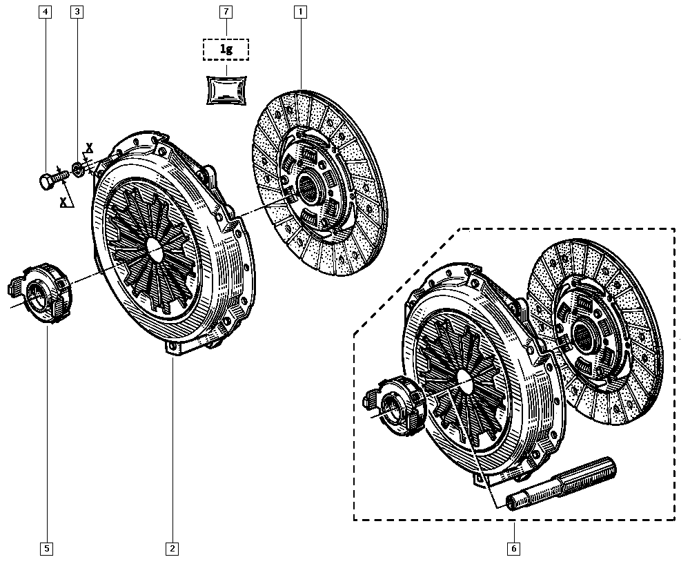 RENAULT 77 11 130 000 - Clutch onlydrive.pro