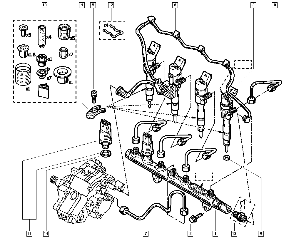 RENAULT 77 01 055 062 - Seal Ring, injector onlydrive.pro