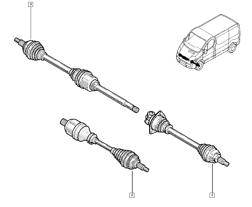 Opel 39100-2150R - Drive Shaft onlydrive.pro