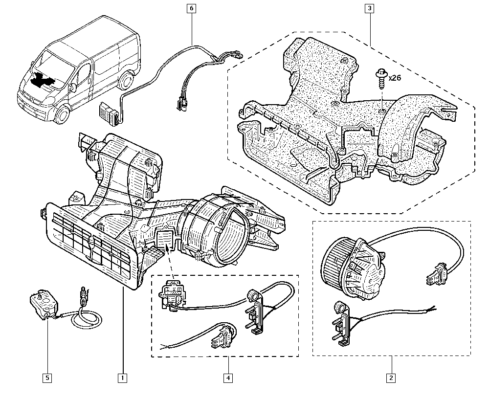 Opel 7701050310 - Interior Blower onlydrive.pro