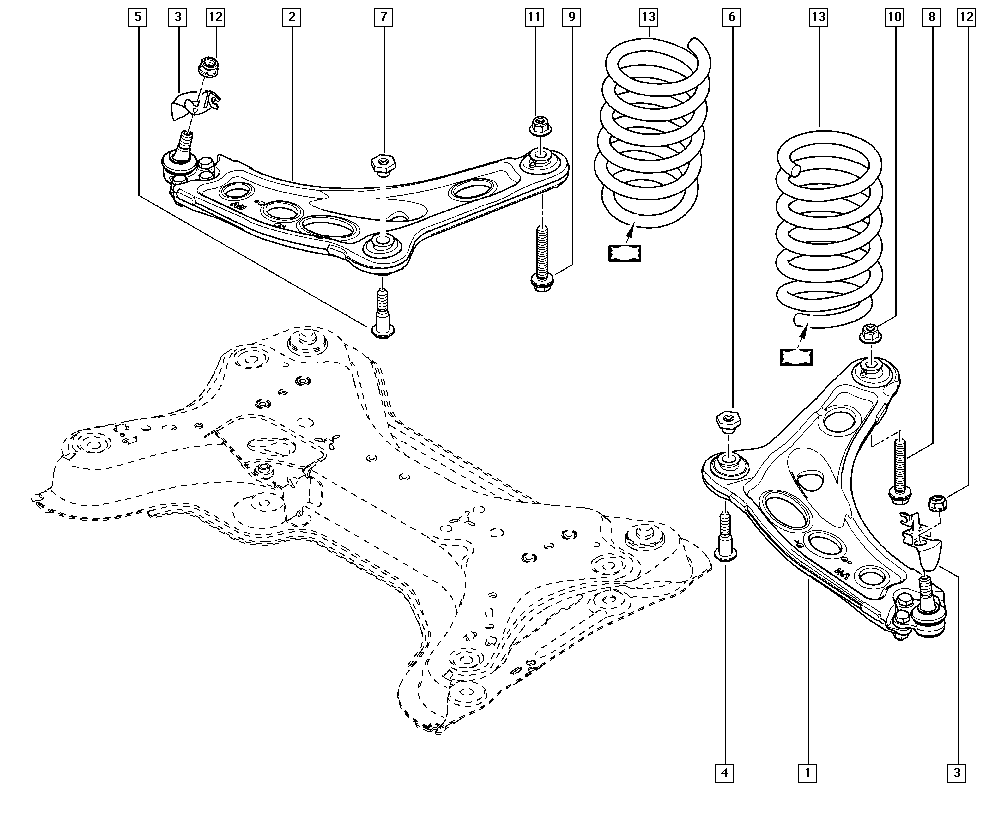 RENAULT 545054429R - Tukivarsi, pyöräntuenta onlydrive.pro