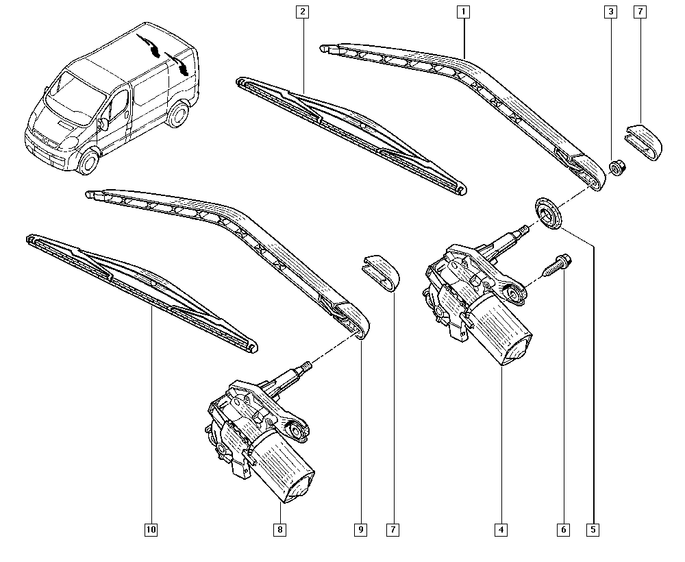 NISSAN 7711130022 - Wipers onlydrive.pro