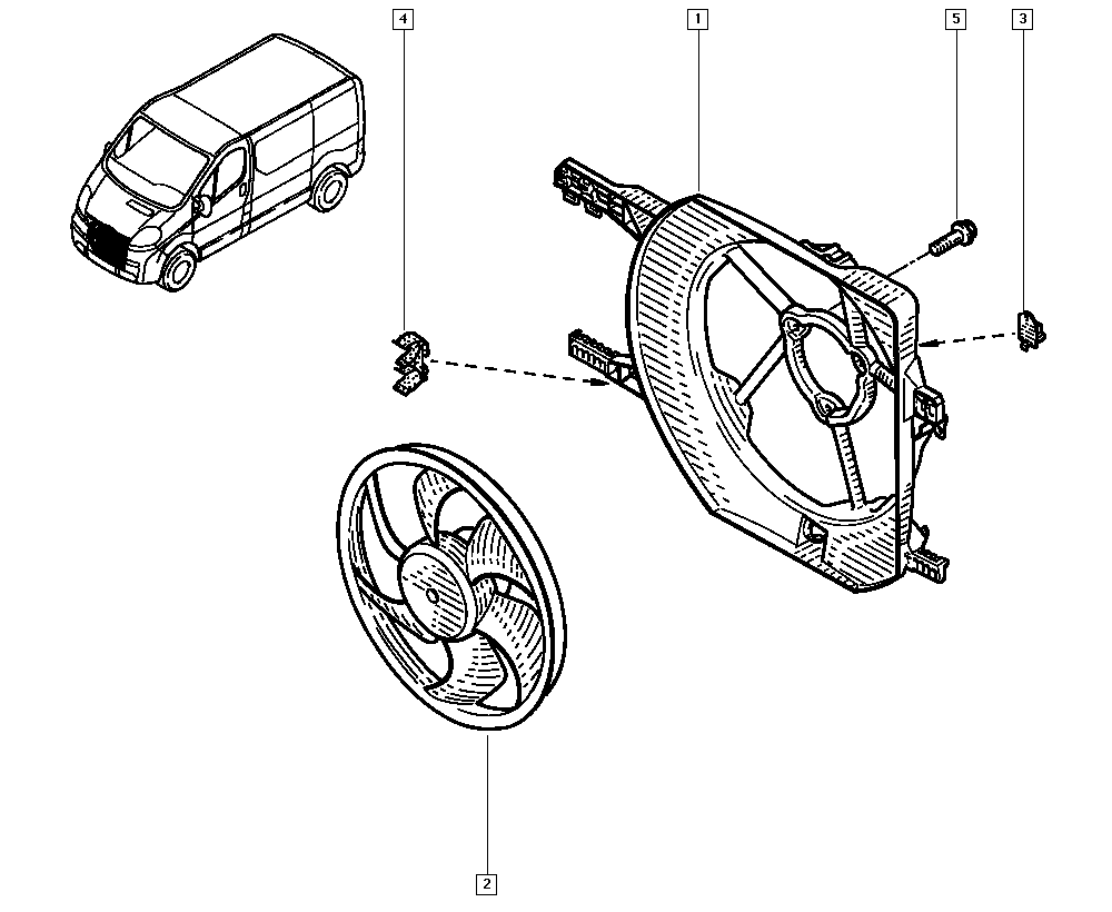 RENAULT 7701050191 - Ventiliatorius, radiatoriaus onlydrive.pro