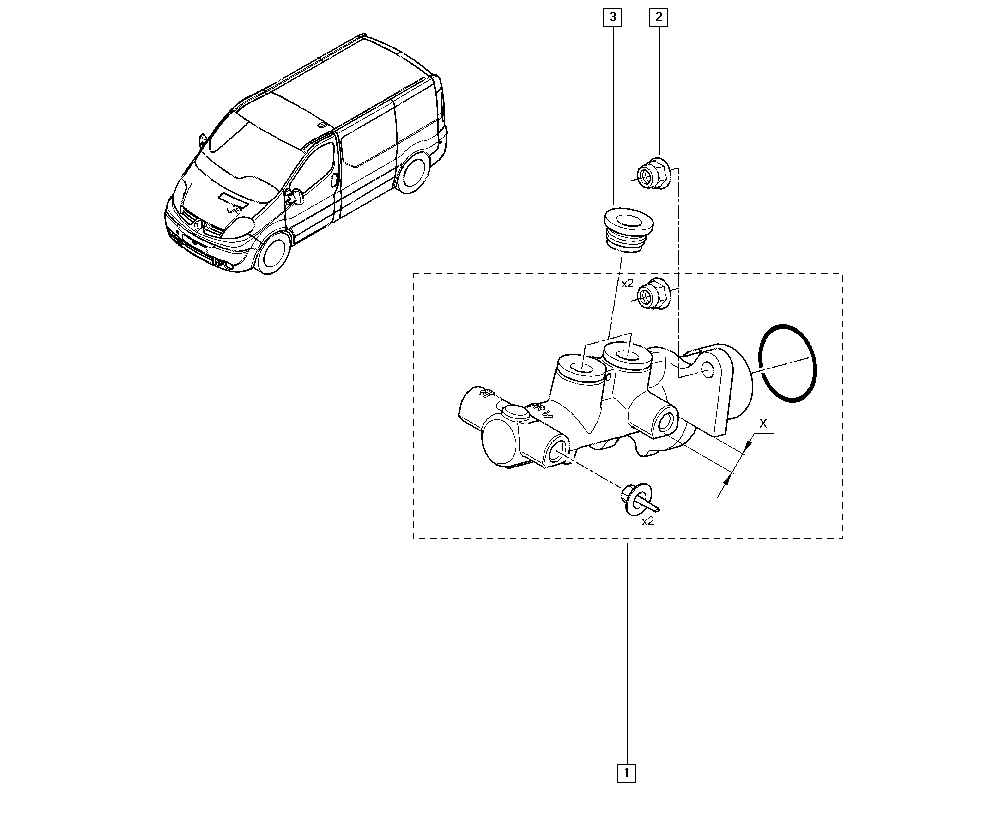 RENAULT 7701210056 - Brake master cylinder onlydrive.pro