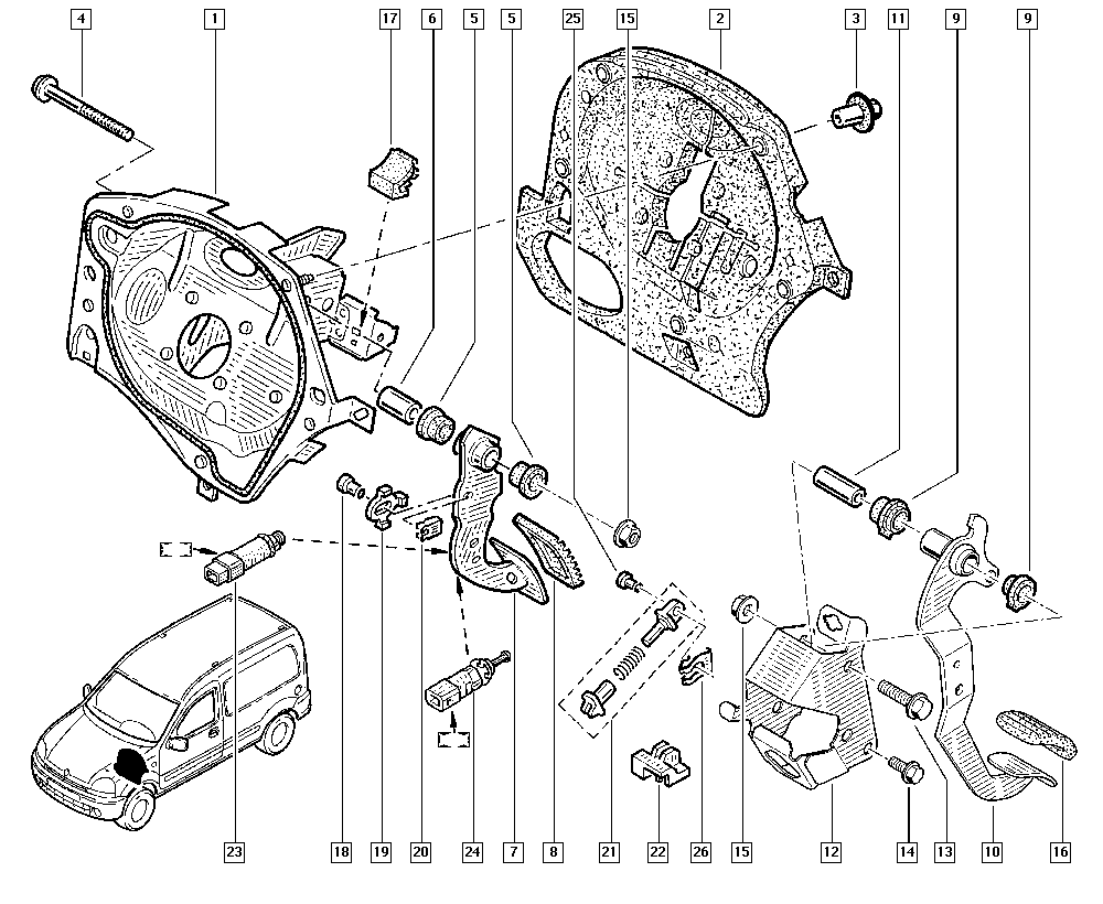 RENAULT 82 00 183 752 - Pedāļa uzlika, Bremžu pedālis onlydrive.pro