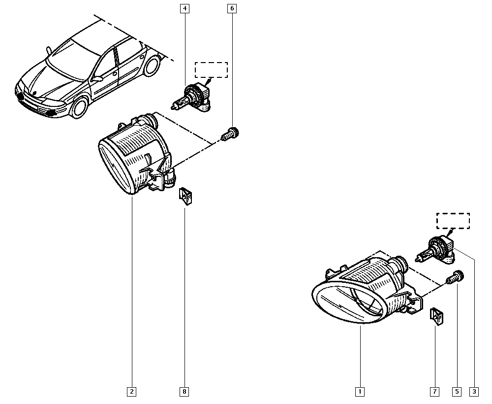 RENAULT 7701049263 - Bulb, cornering light onlydrive.pro