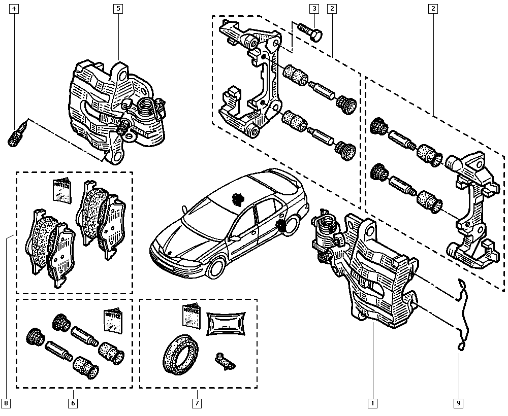 RENAULT 7701207996 - Brake Pad Set, disc brake onlydrive.pro