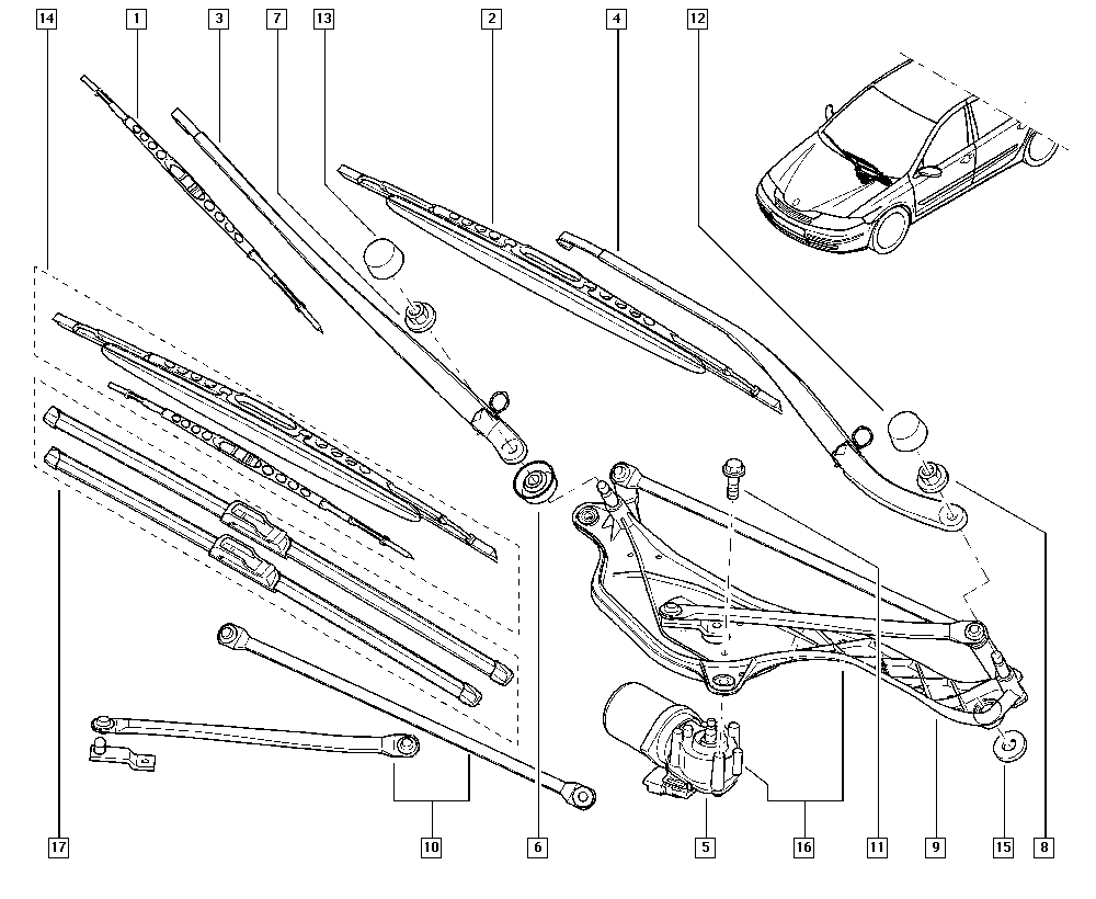 RENAULT 288904913R - Klaasipuhastaja kumm onlydrive.pro