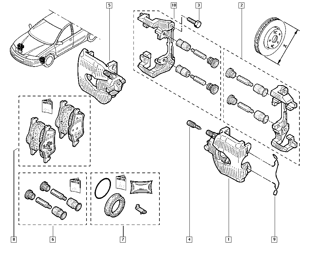 RENAULT 410607690R - Brake Pad Set, disc brake onlydrive.pro