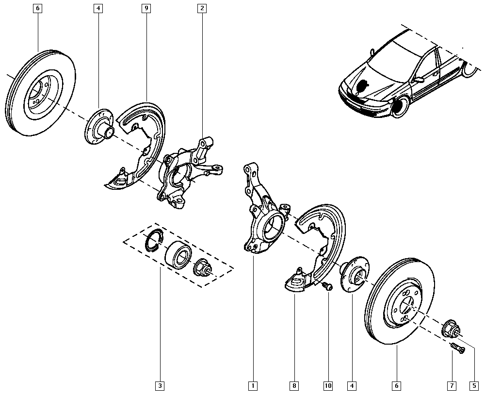 RENAULT 40 21 020 84R - Bearing Kit, wheel hub onlydrive.pro