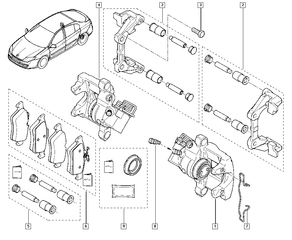 RENAULT 44 01 100 06R - Brake calipers onlydrive.pro