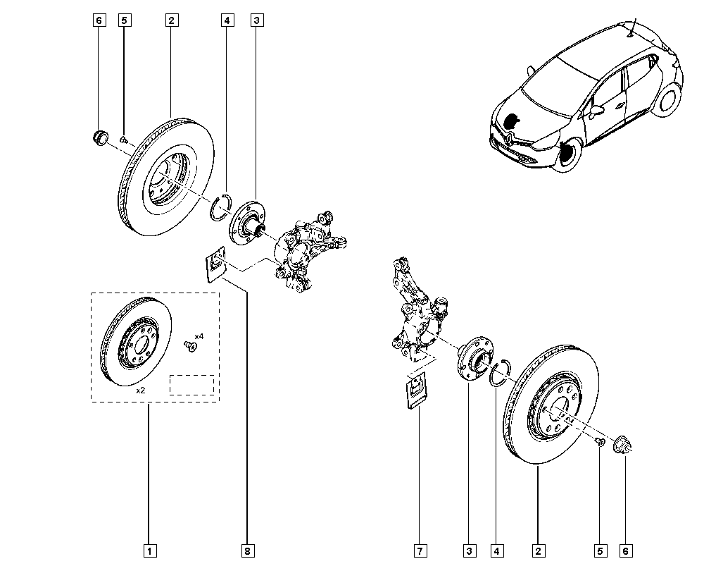 RENAULT 402064155R - Stabdžių diskas onlydrive.pro