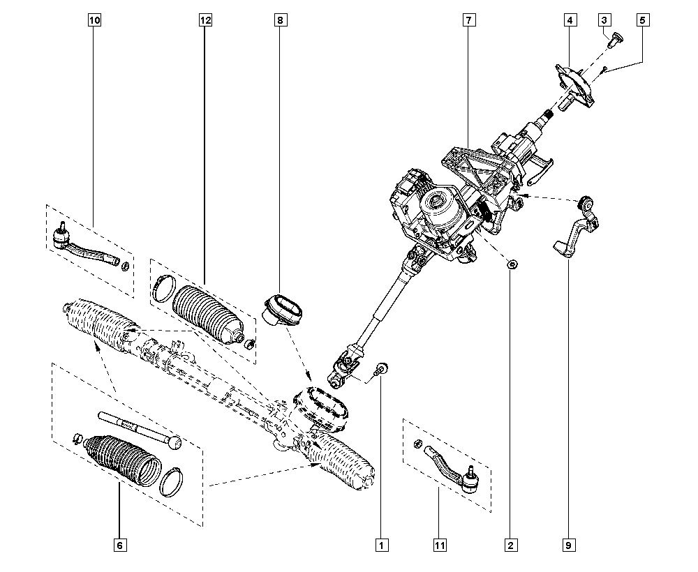 RENAULT 48 52 083 55R - Наконечник рулевой тяги, шарнир onlydrive.pro