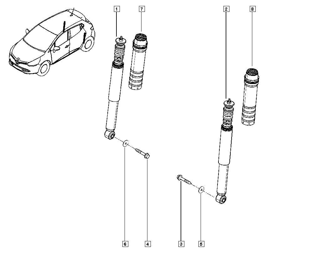 RENAULT 56 21 098 15R - Амортизатор onlydrive.pro