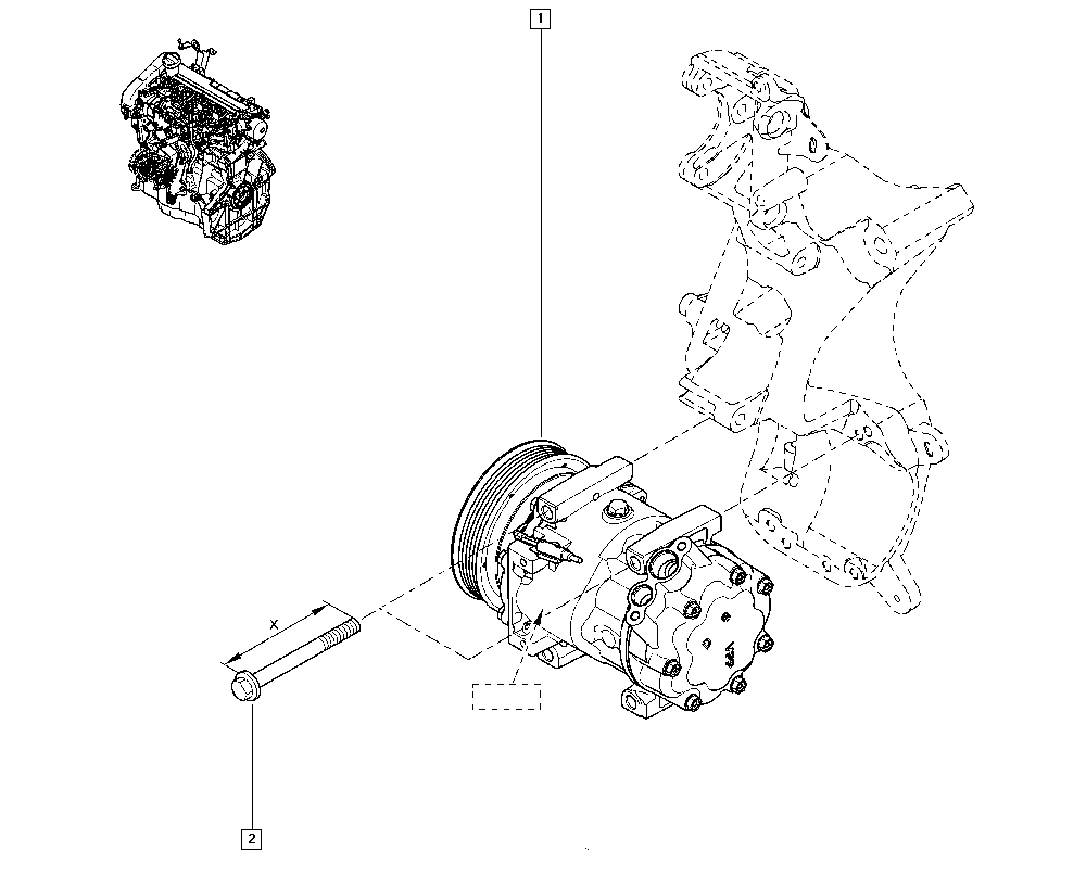 RENAULT 8201018716 - Air conditioning pump onlydrive.pro