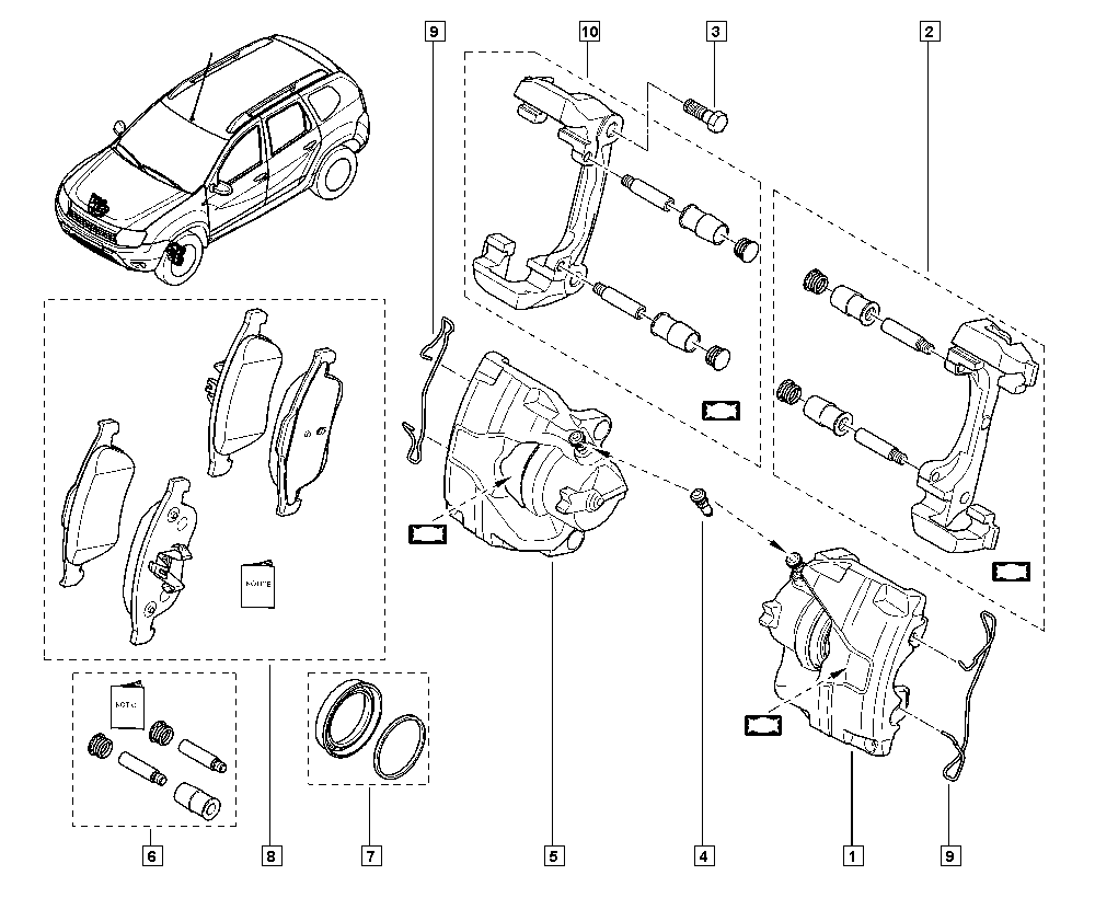 NISSAN 41060-7115R - Brake Pad Set, disc brake onlydrive.pro