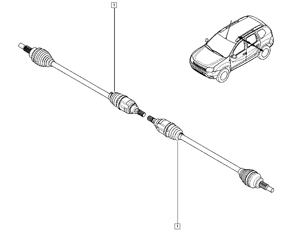 RENAULT 396004652R - Driveshaft onlydrive.pro