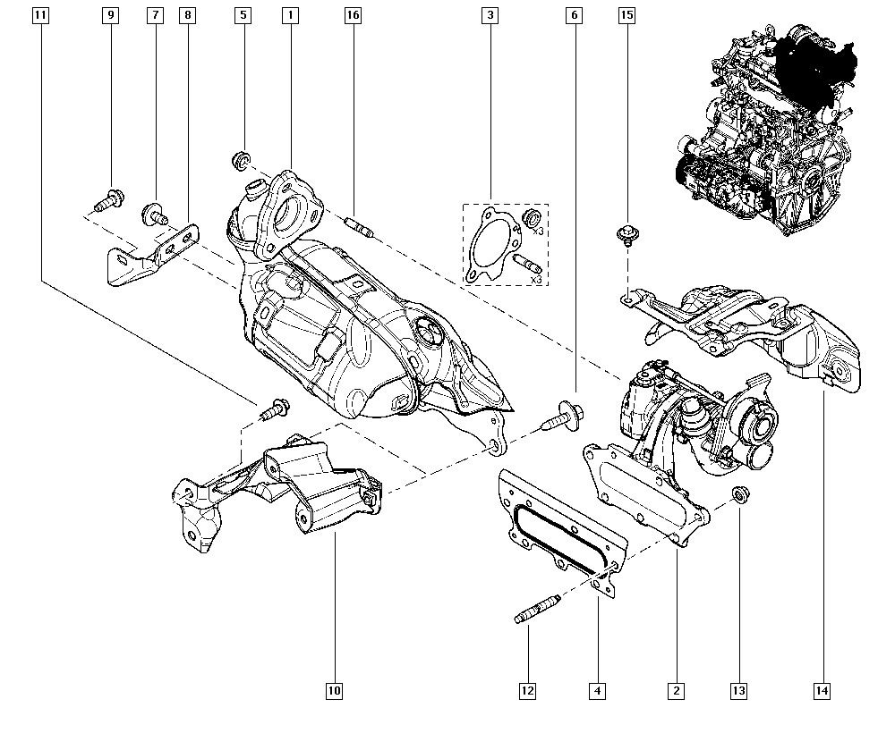 RENAULT 208A01685R - Turbo onlydrive.pro