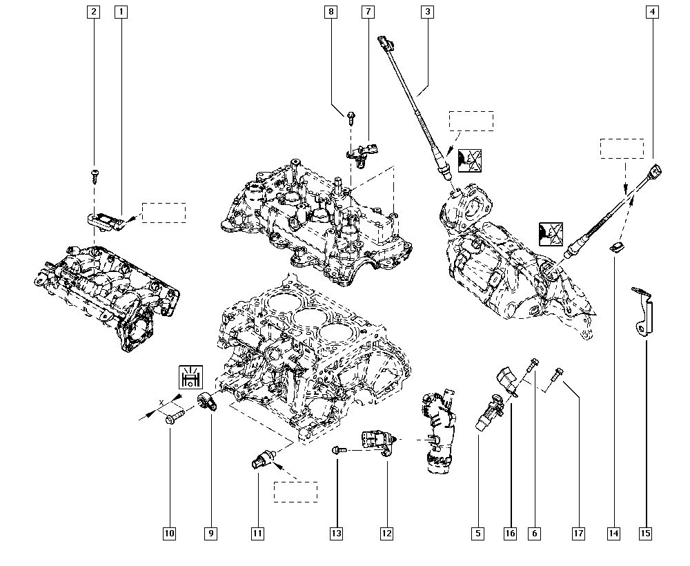 NISSAN 237312832R - Sensor, camshaft position onlydrive.pro