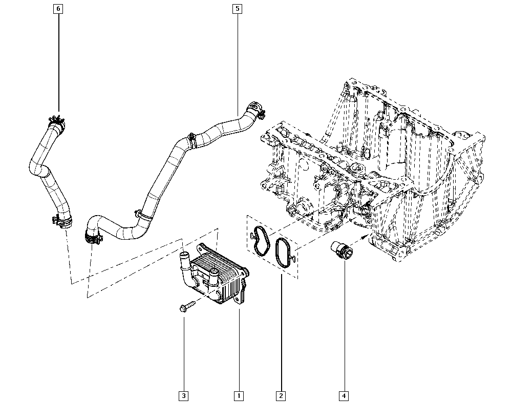 RENAULT 213052032R - Alyvos aušintuvas, variklio alyva onlydrive.pro