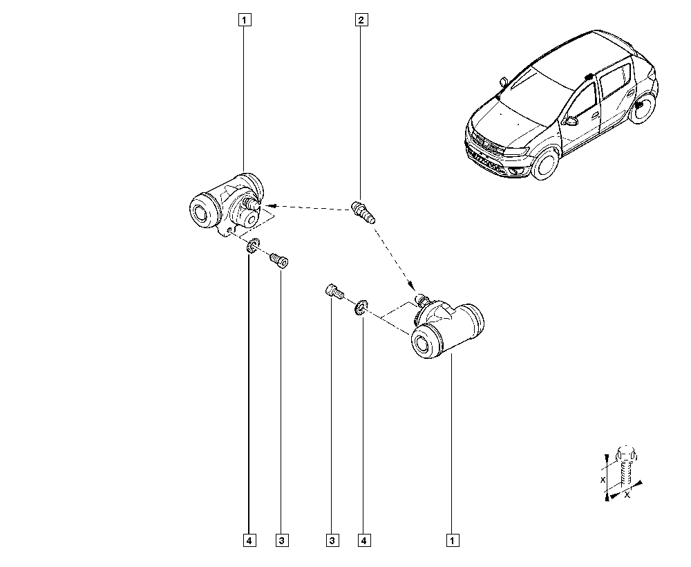 RENAULT 7701047838 - Колесный тормозной цилиндр onlydrive.pro