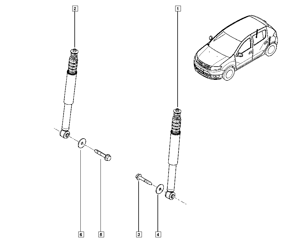 RENAULT 56 21 063 13R - Amortizatorius onlydrive.pro