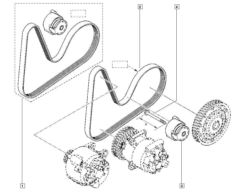 RENAULT 11 72 036 94R - Moniurahihnasarja onlydrive.pro