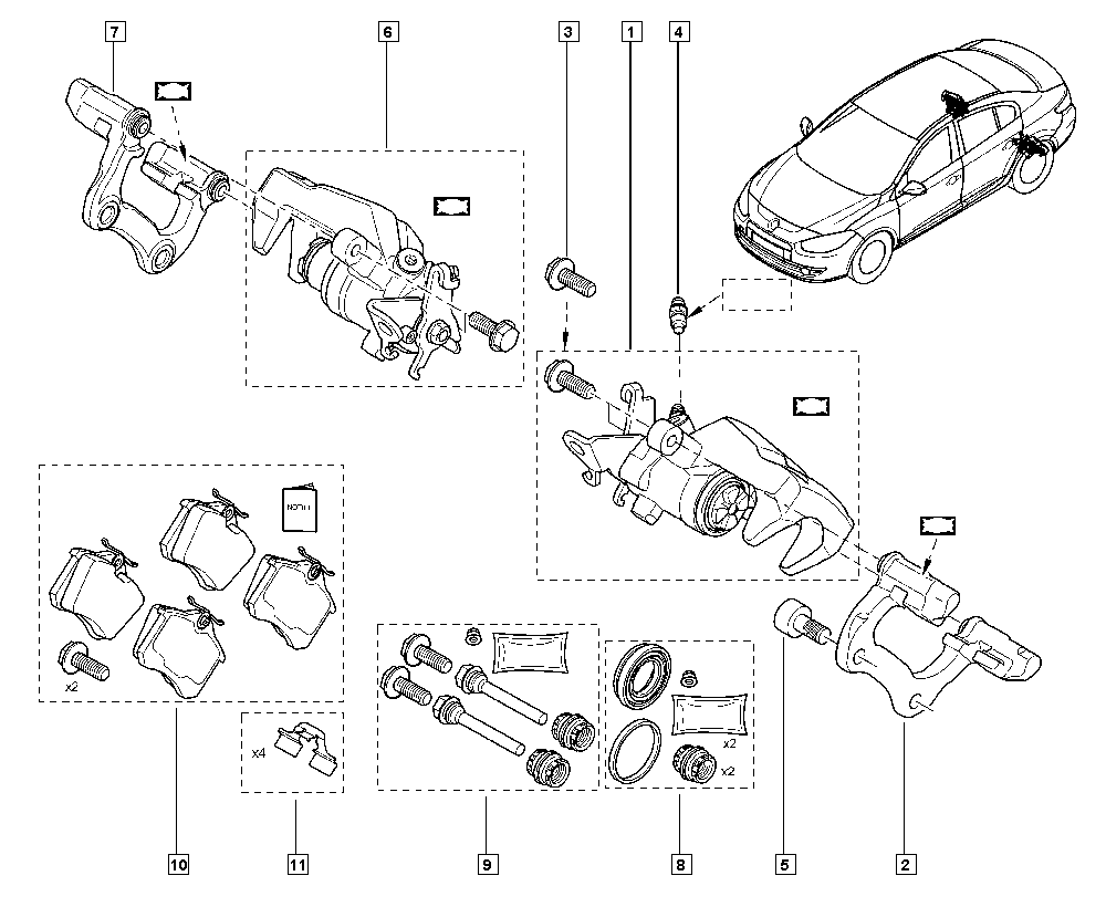 VW 440 605 713R - Brake Pad Set, disc brake onlydrive.pro