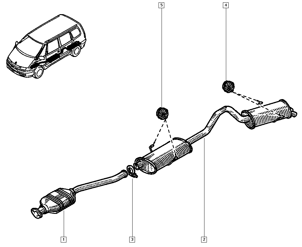 CITROËN 6025308327 - Pipe Connector, exhaust system onlydrive.pro