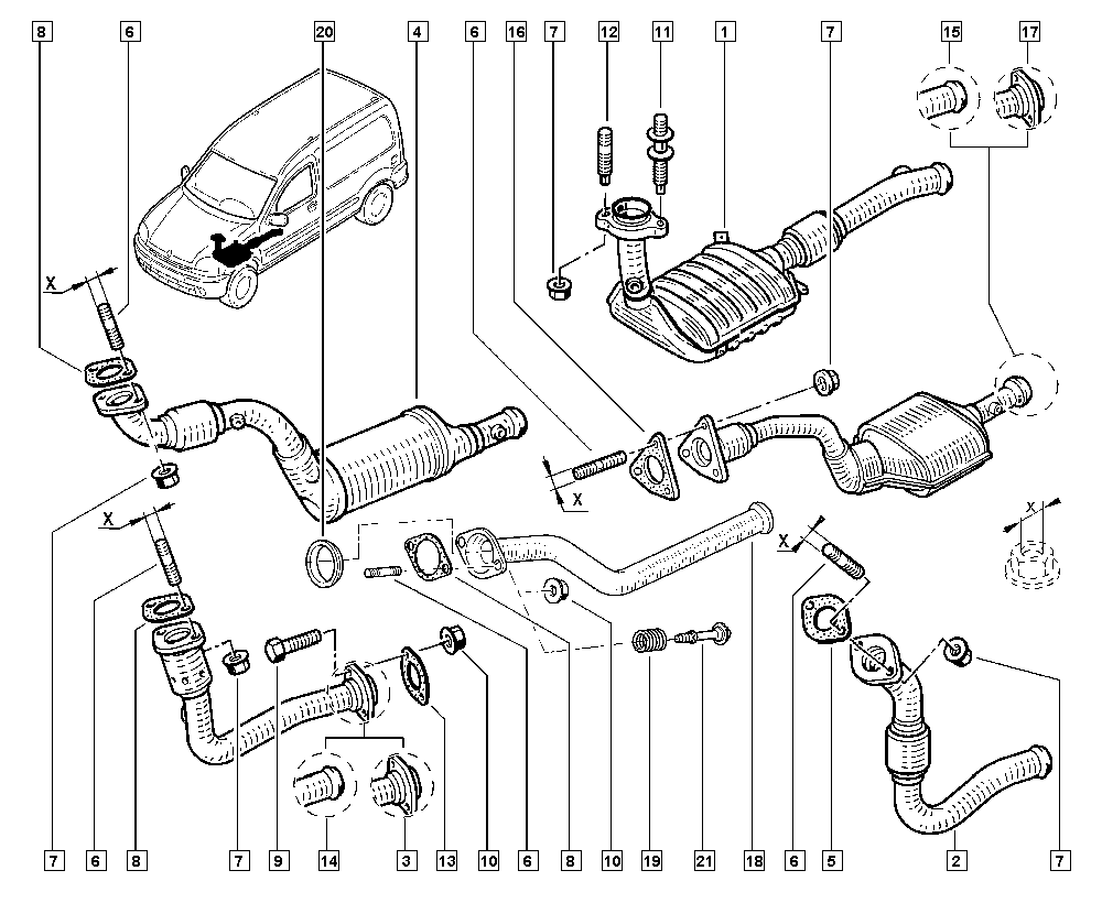 RENAULT 77 03 034 303 - Гайка onlydrive.pro