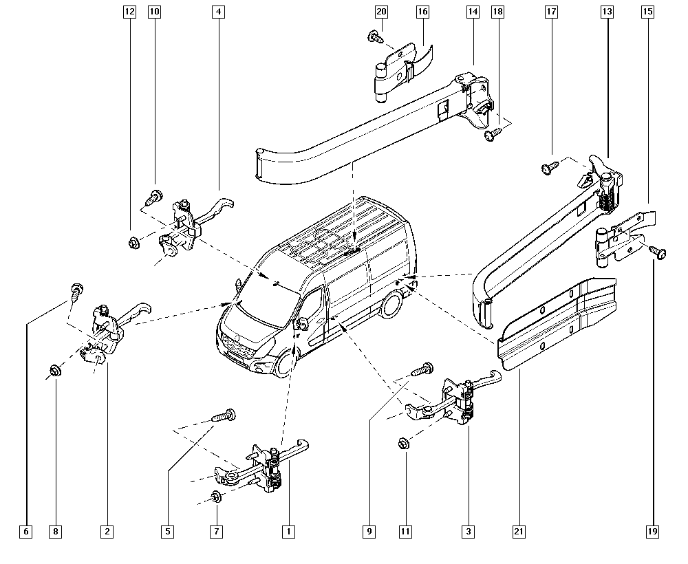 RENAULT 804304453R - Door Catch onlydrive.pro