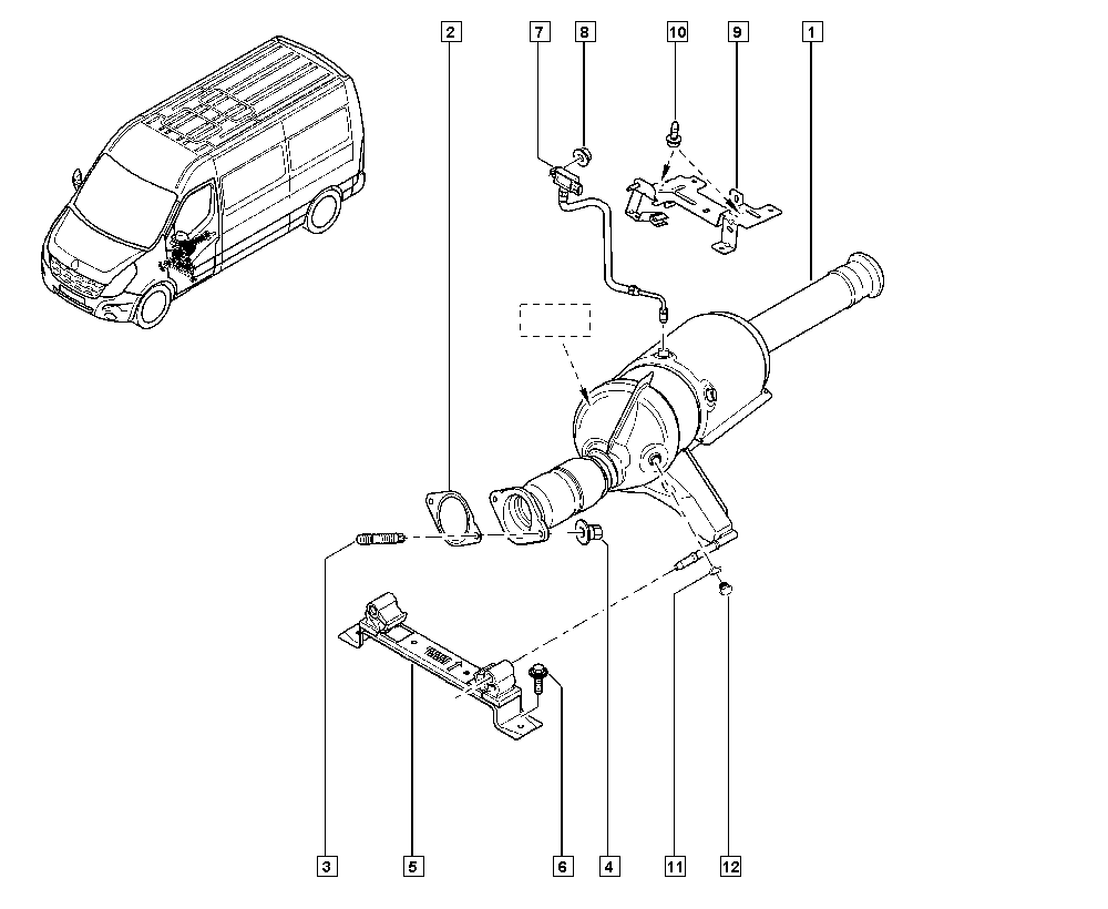 RENAULT (20.81.572.09R) - Exhaust system onlydrive.pro