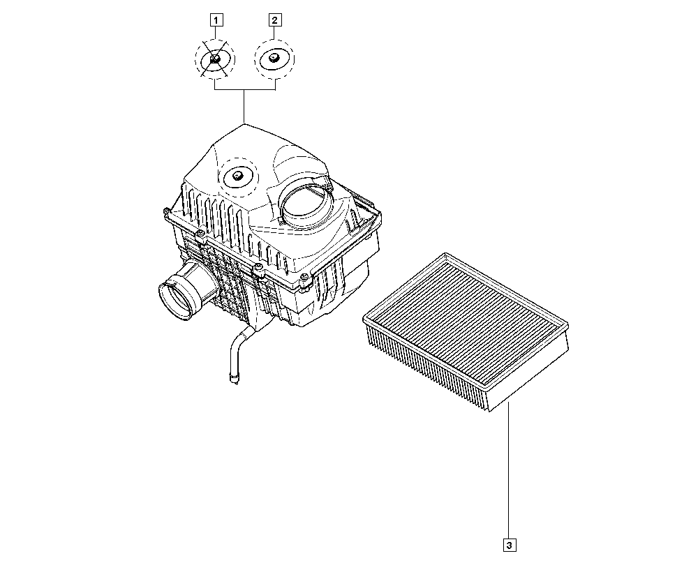 RENAULT 16 54 651 71R - Воздушный фильтр, двигатель onlydrive.pro