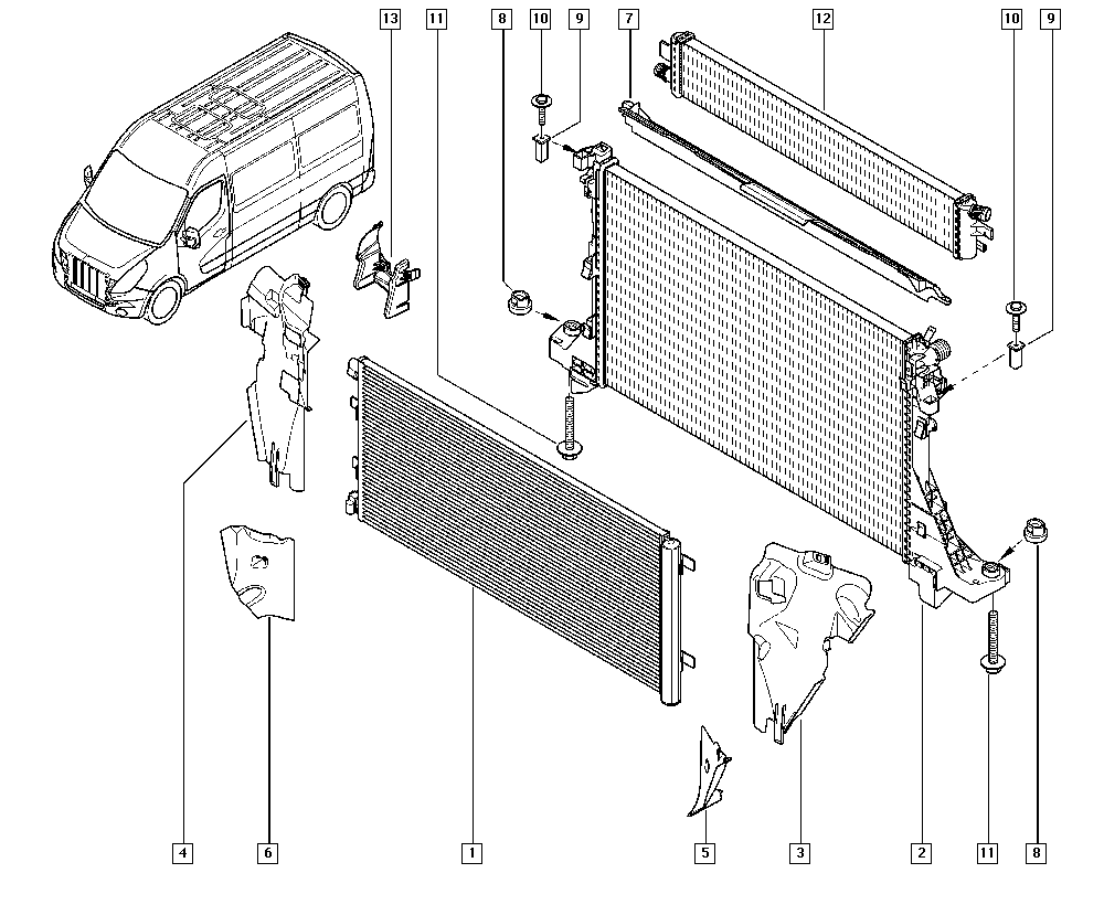 Opel 214106091R - Radiator, engine cooling onlydrive.pro