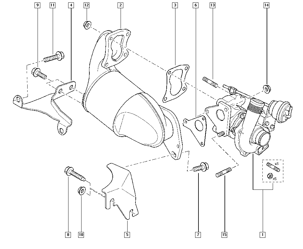 RENAULT 7711368562 - Турбина, компрессор onlydrive.pro