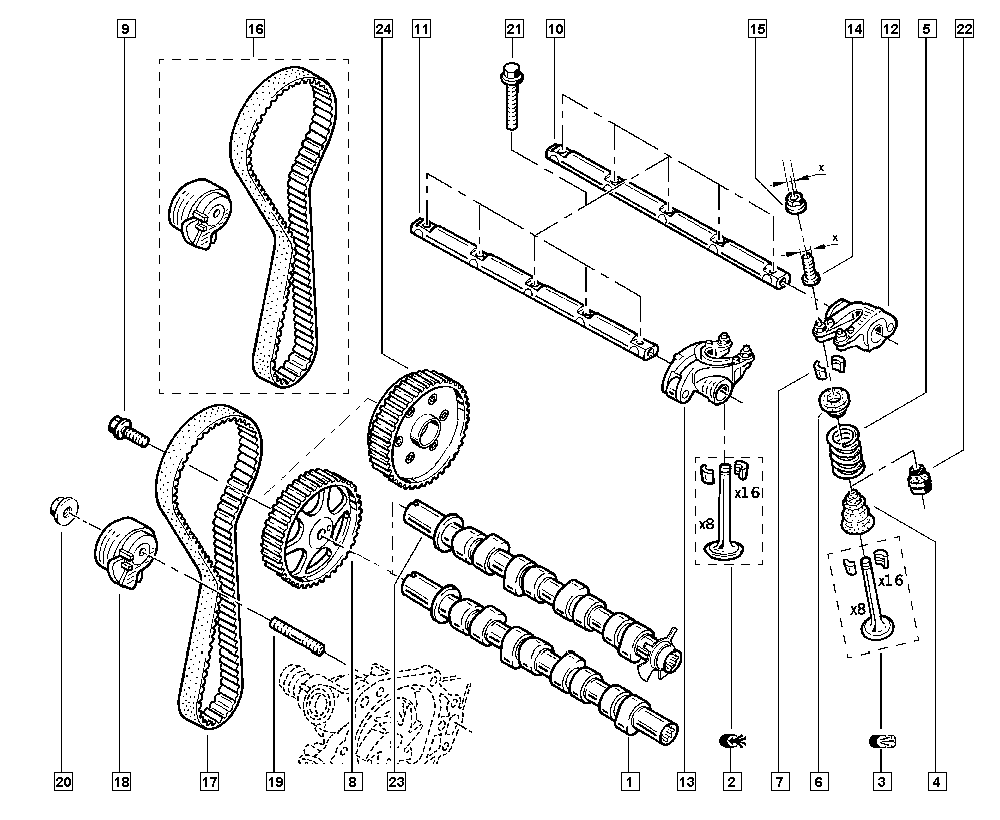 RENAULT 77 01 476 745 - Zobsiksnas komplekts onlydrive.pro