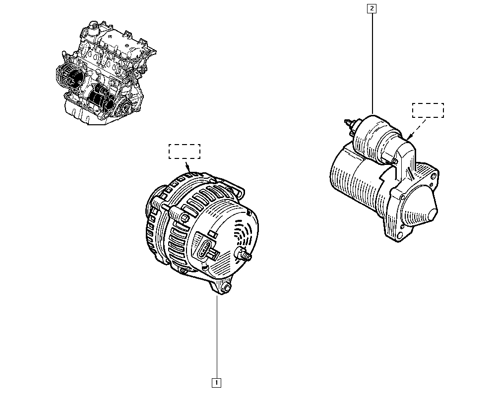 RENAULT 82 00 660 045 - Alternator - starter motor onlydrive.pro