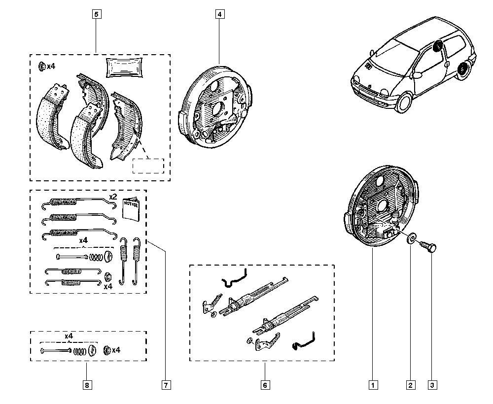 RENAULT 44 06 017 49R - Stabdžių trinkelių komplektas onlydrive.pro